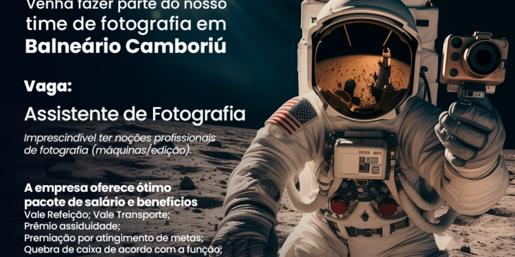 Space Adventure em Balneário Camboriú tem vaga para Assistente de Fotografia