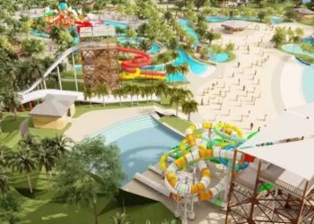 PARQUE COM PRAIA ARTIFICIAL COM ONDAS FICA PRONTO ATÉ O VERÃO