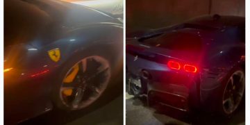 Ferrari de 5 Milhões bate no morro do Boi em Balneário Camboriú!