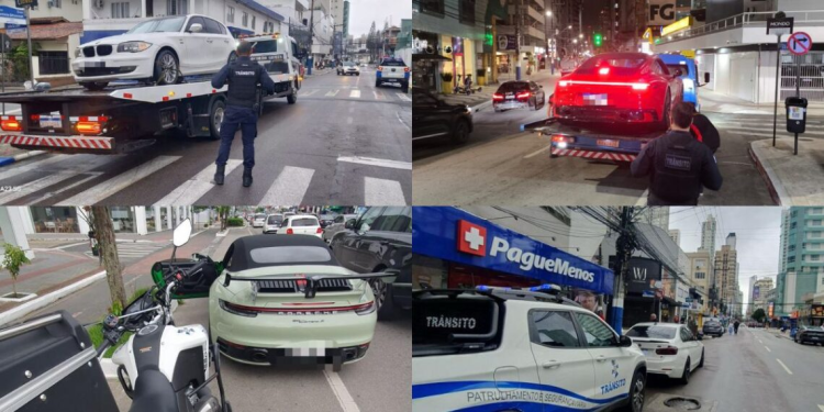 Série de flagrantes retira vários carros de luxo das ruas de BC no fim de semana