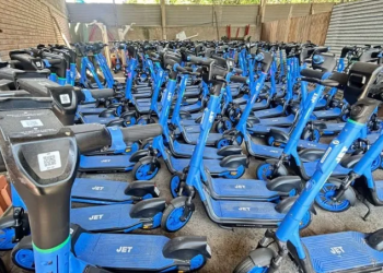 Jet tem patinetes recolhidos após perder autorização para operar em BC