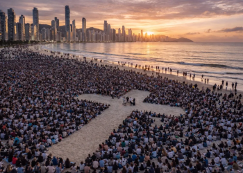 BC terá evento cristão ao amanhecer na praia na Sexta-feira Santa